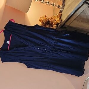 GAP Navy Blue Eyelet  Dress